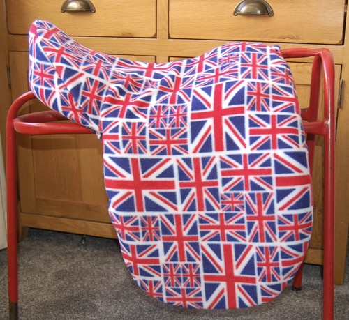 Fleece saddle cover designed - fleece,