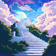 20x Stairway To Heaven Peel and Stick Tile Vinyl Sticker Stairs Bathroom Kitchen