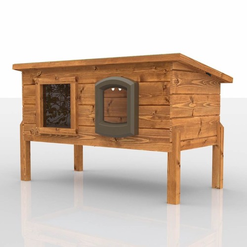 Microchip outdoor cat house - microchip,