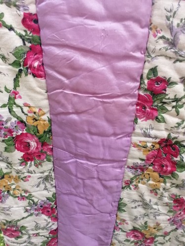 Vintage eiderdown quilt throw