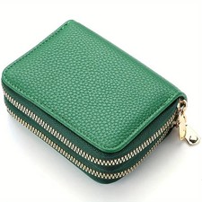Women PU Leather Credit Card