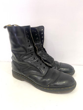 BLACK VINTAGE DOC MARTENS DM