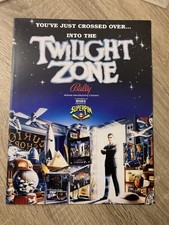 BALLY TWILIGHT ZONE 1993 ORIGINAL PINBALL FLYER MINT.