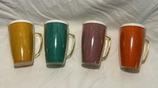 4 Vintage Raffia Ware Thermal