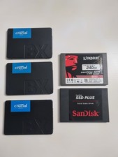 5 x SSD 240GB Crucial SanDisk Kingston