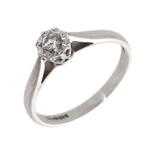 Pre owned 18ct white gold - pre-owned,