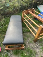 Gym Box Wooden With Padded Top Been Used To Practice Vaulting