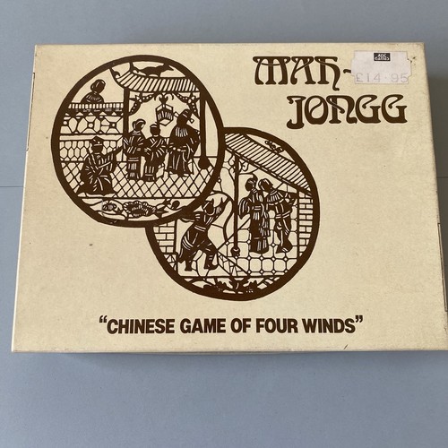 Vintage mahjong chinese game - chinese,