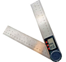 Digital Angle Finder Rule 400mm Stainless Steel 0–360° Lockable Display DAR200