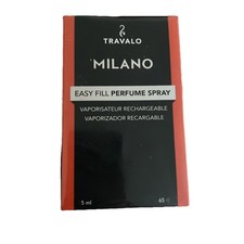 Travalo Milano Orange Perfume Atomizer Travel 5mL - NEW  in BOX