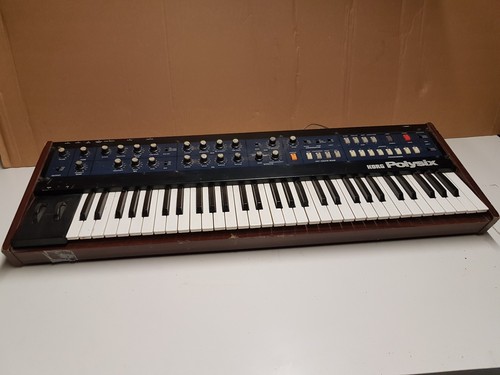 Korg polysix synthesizer - 80's,
