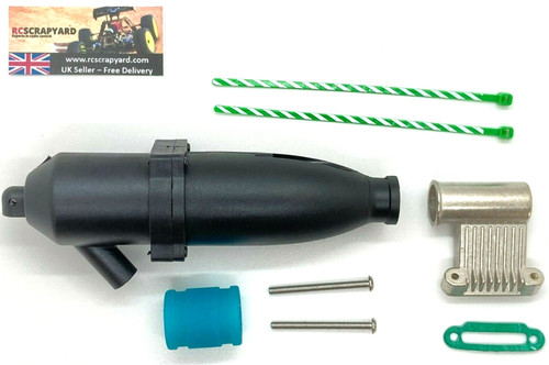 Nitro metal exhaust - exhaust, +