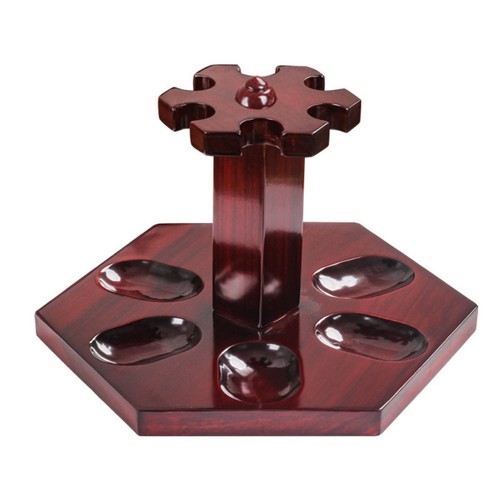 Rosewood pipe stand - 6, wooden