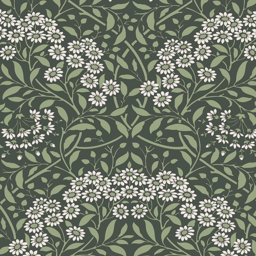 Leaf damask wallpaper - leaf,