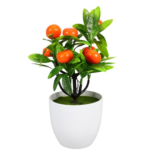 Faux fruit tree bonsai - faux, table