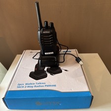 Esynic 3 Pack Long Range Rechargeable Walkie Talkies VOX 16 Channels 