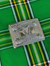 Scottish Chrome Harp Badge