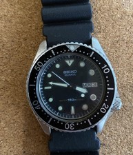 Vintage 80's JDM Seiko 150m Diver Quartz Men's Watch 6458-6000