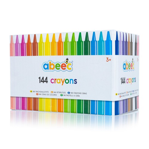 144 wax crayons - wax, kids