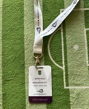 Aston Villa V Manchester City 2020 Carabao Cup Final Lanyard And Pass 