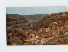 Postcard Birds eye view of Harpers Ferry West Virginia USA