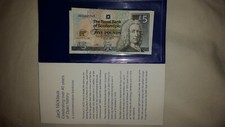MINT special edition Jack Nicklaus £5 notes, with wallet AND envelope