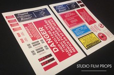 Ghostbusters Proton Pack - Replica Prop Decals / Stickers