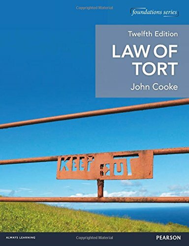 Law tort foundation - law, of