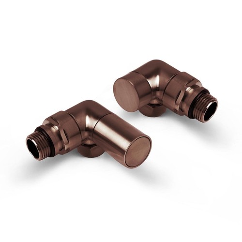 Round brushed bronze corner - round,