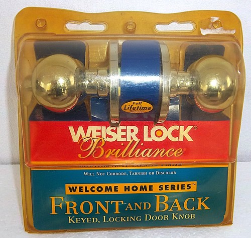 Weiser lock front back - front,