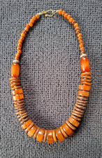 Amber coloured  beaded