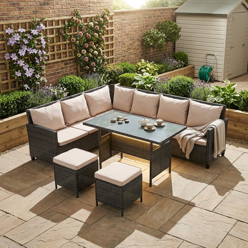 Rattan garden furniture - furniture, 8