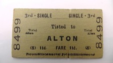 Railway Ticket: (BTC) Tisted to Alton Single Undated