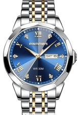 Mens watch diamond - mens, black