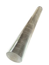 Clear Acrylic Rod Long Round Perspex Solid Bar  80mm Dia x 850mm Long 5kg Weight