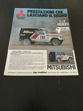 MITSUBISHI PAJERO 4X4 PARIS DAKAR RALLY WINNER VINTAGE AD 