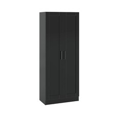 Black Cabinet Cupboard Tall
