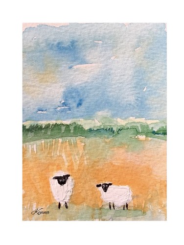 Aceo original kenna - by,