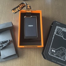 Hiby R4 DAP hi res Digital Music Player Silver and Orange