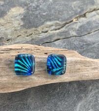 Sterling Silver Dichroic Glass