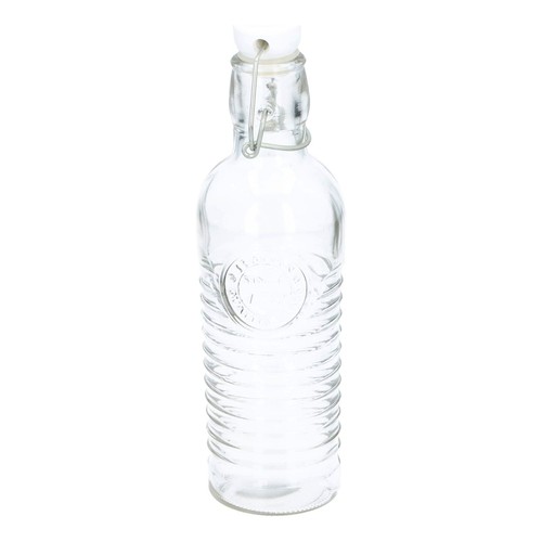 Litre clip top glass - glass, bottle