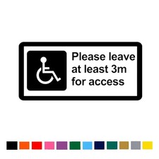Disabled Access Decal –