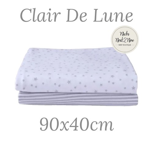 Clair lune fitted - x2, sheets
