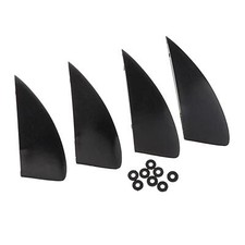 4Pcs Surfboard Fins Wakeboard Fins Softboard Supplies Summer Kiteboard Fin