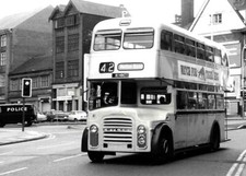 Early Bus Photo No.42 Leicester Melton Road Police Van Shops 