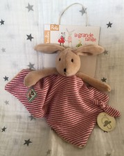 Moulin Roty La Grande Famille Sylvain Bunny Rabbit Comforter Plush Soft Toy BNOC