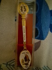 Vintage Silver Souvenir Spoon Hong Kong Novelty Collectible