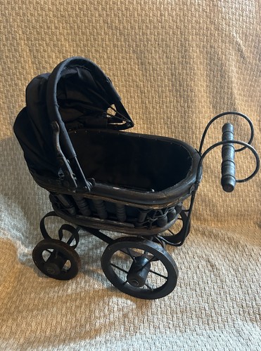 Antique dolls pram - pram, victorian