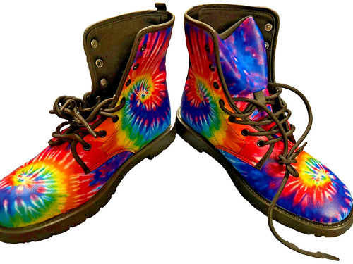 Rainbow tie dye - rainbow, tie‑dye