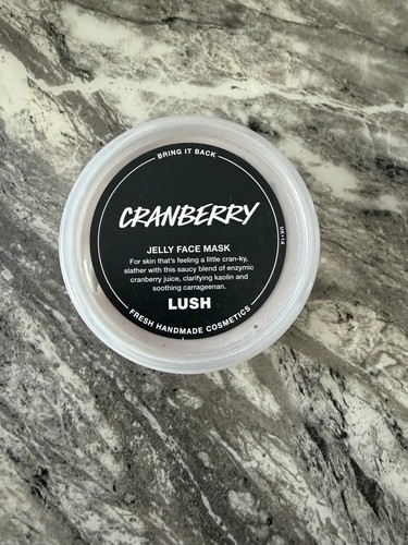 Lush cranberry jelly - cranberry, mask